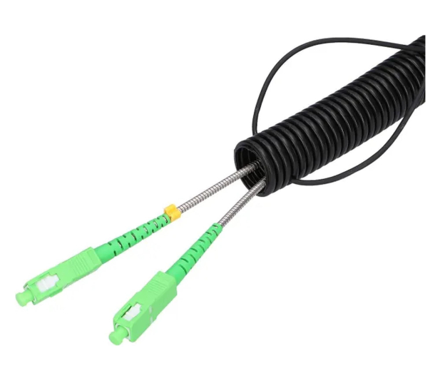ExtraLink 2J SC/APC-SC/APC Patchcord Jednomodowy Duplex G657A2 25m - 1543955 - zdjęcie